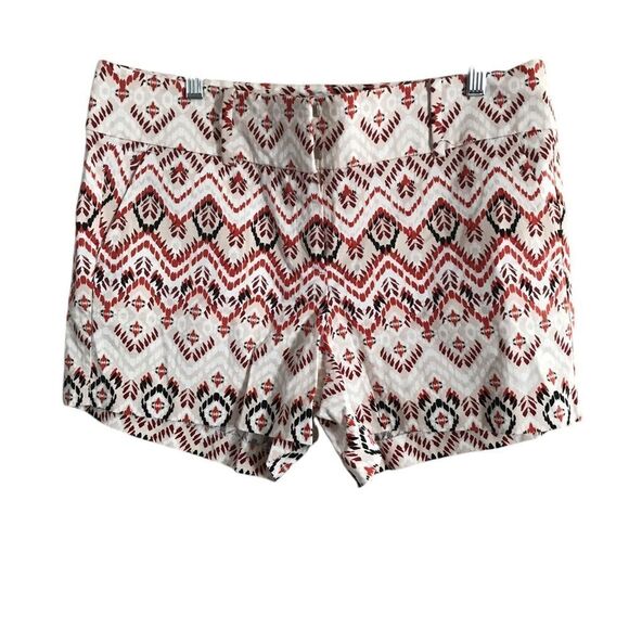 NWOT Ann Taylor size 10 brown and orange shorts - Picture 3 of 10